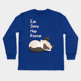 Cat Goals Kids Long Sleeve T-Shirt